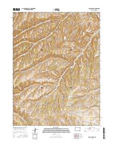 Barcus Creek 2016 topographic map thumbnail