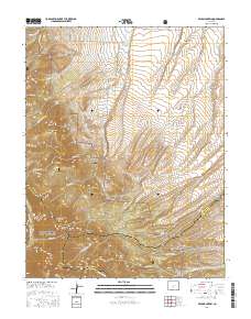 Beck Mountain 2016 topographic map thumbnail
