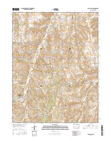 Cabin Gulch 2016 topographic map thumbnail