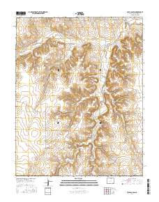 Buck Canyon 2016 topographic map thumbnail