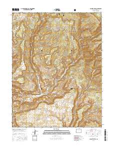 Calamity Mesa 2016 topographic map thumbnail