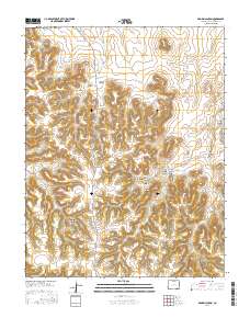 Brown Canyon 2016 topographic map thumbnail