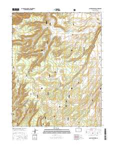 Casto Reservoir 2016 topographic map thumbnail