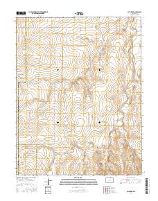 Cat Creek 2016 topographic map thumbnail