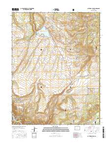 Cathedral Peak 2016 topographic map thumbnail
