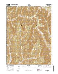 Calf Canyon 2016 topographic map thumbnail
