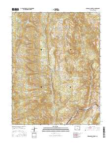 Arkansas Mountain 2016 topographic map thumbnail