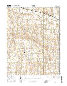 Aroya 2016 topographic map thumbnail