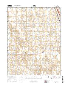 Beuck Draw 2016 topographic map thumbnail