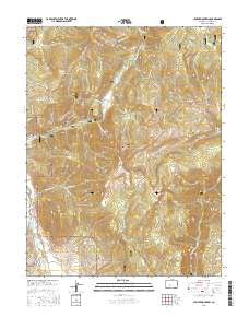 Cement Mountain 2016 topographic map thumbnail