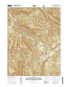 Crooked Creek Pass 2016 topographic map thumbnail
