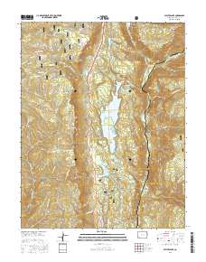 Electra Lake 2016 topographic map thumbnail