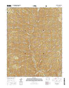 Elk Creek 2016 topographic map thumbnail