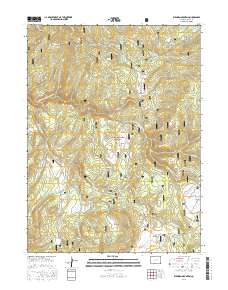 Elkhorn Mountain 2016 topographic map thumbnail