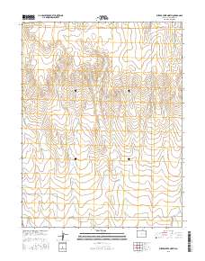Eureka Creek North 2016 topographic map thumbnail