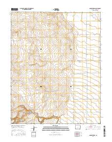 Goshawk Dam 2016 topographic map thumbnail