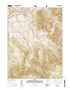 Collbran 2016 topographic map thumbnail