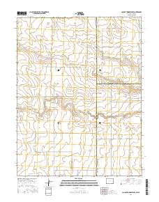 Colony Township NW 2016 topographic map thumbnail