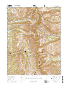 Mount Sherman 2016 topographic map thumbnail