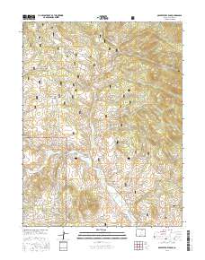 Observatory Rock 2016 topographic map thumbnail