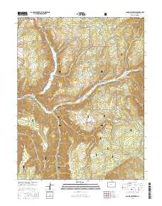 Paonia Reservoir 2016 topographic map thumbnail