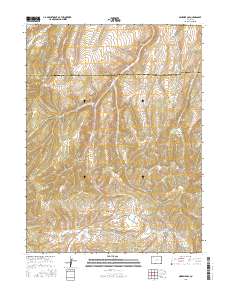 Ninemile Gap 2016 topographic map thumbnail
