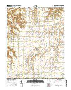Robbers Roost Canyon 2016 topographic map thumbnail