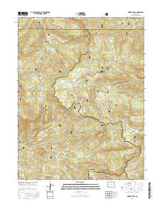 Quaker Mesa 2016 topographic map thumbnail