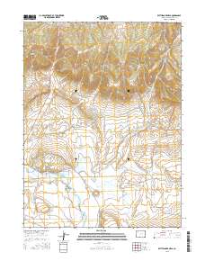Rattlesnake Mesa 2016 topographic map thumbnail