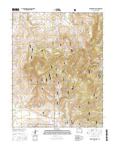 Razor Creek Dome 2016 topographic map thumbnail