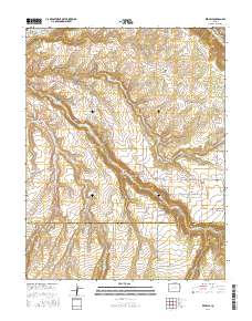 Redvale 2016 topographic map thumbnail