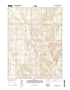 Potty Brown Creek 2016 topographic map thumbnail