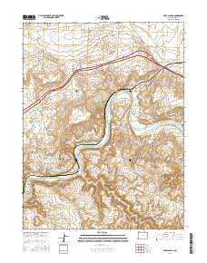 Ruby Canyon 2016 topographic map thumbnail