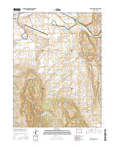 Mount Harris 2016 topographic map thumbnail
