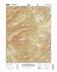 Mount Ouray 2016 topographic map thumbnail