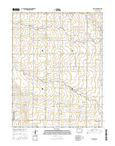 Rush NW 2016 topographic map thumbnail