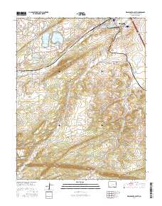 Walsenburg South 2016 topographic map thumbnail