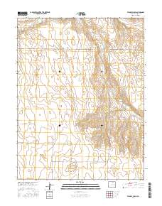 Stanley Gulch 2016 topographic map thumbnail