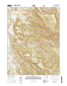 Gibson Gulch 2016 topographic map thumbnail