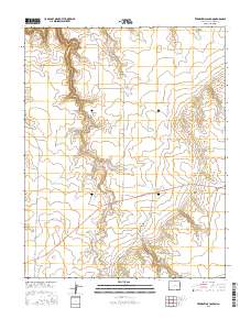 Trementina Canyon 2016 topographic map thumbnail