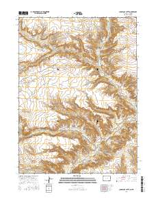 Sugarloaf Butte 2016 topographic map thumbnail