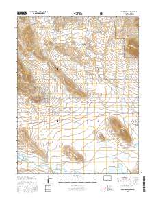 Sulphur Mountain 2016 topographic map thumbnail