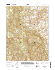 Wolf Mountain 2016 topographic map thumbnail