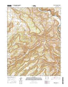Triangle Mesa 2016 topographic map thumbnail