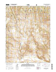 Trickle Mountain 2016 topographic map thumbnail