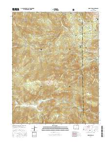 Windy Peak 2016 topographic map thumbnail