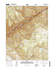 Shoshone 2016 topographic map thumbnail
