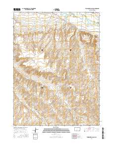 Thornburgh Gulch 2016 topographic map thumbnail