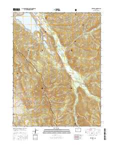 Ute Peak 2016 topographic map thumbnail
