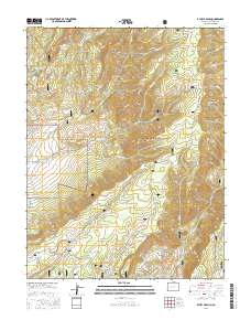X Lazy F Ranch 2016 topographic map thumbnail